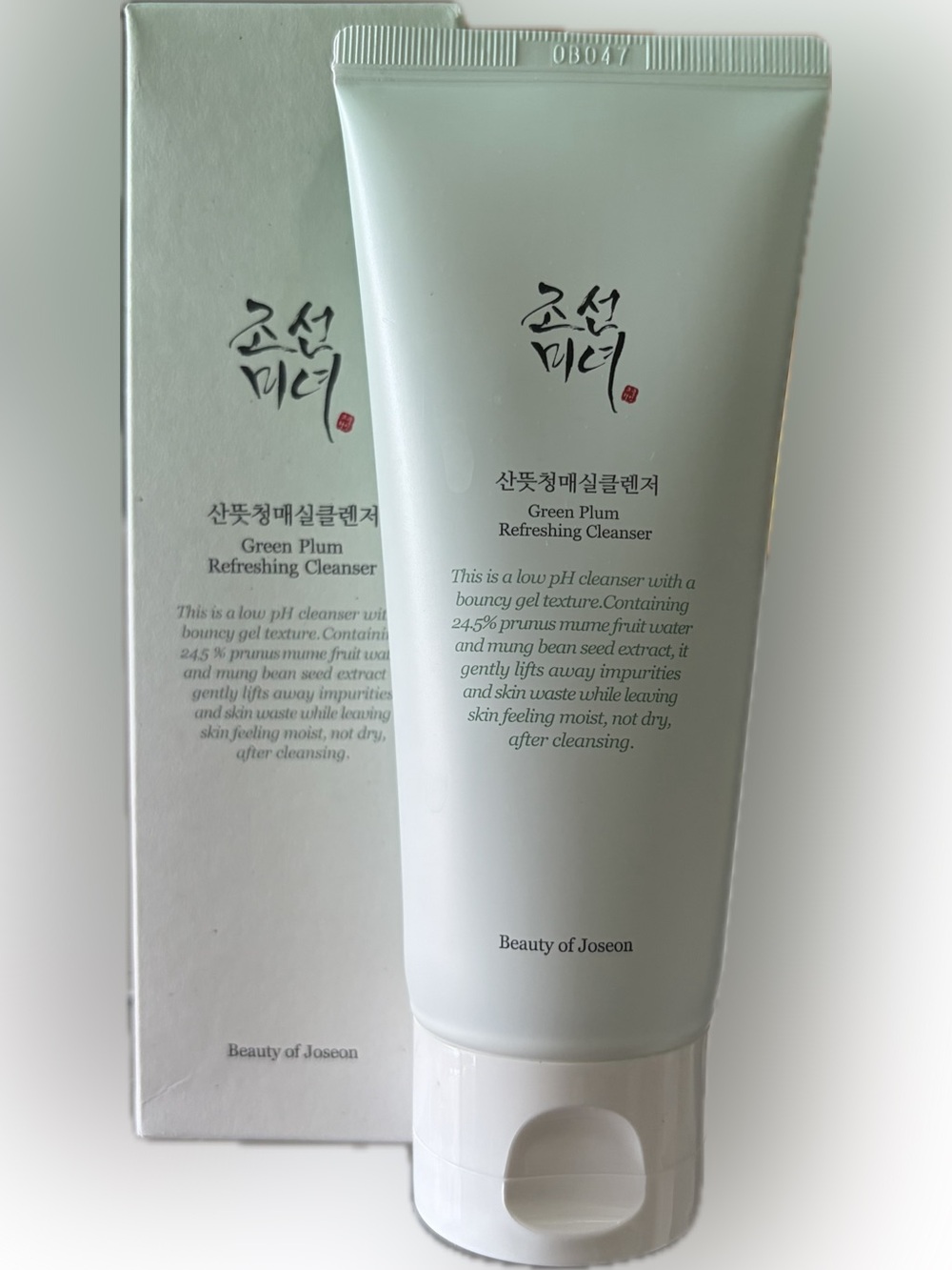 Beauty of Joseon Green Plum Refreshing Cleanser 3.38oz BRAND NEW KOREAN FORMULA